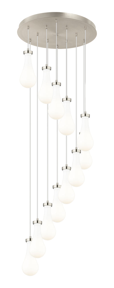 Downtown Urban Multi Pendant Brushed Brass