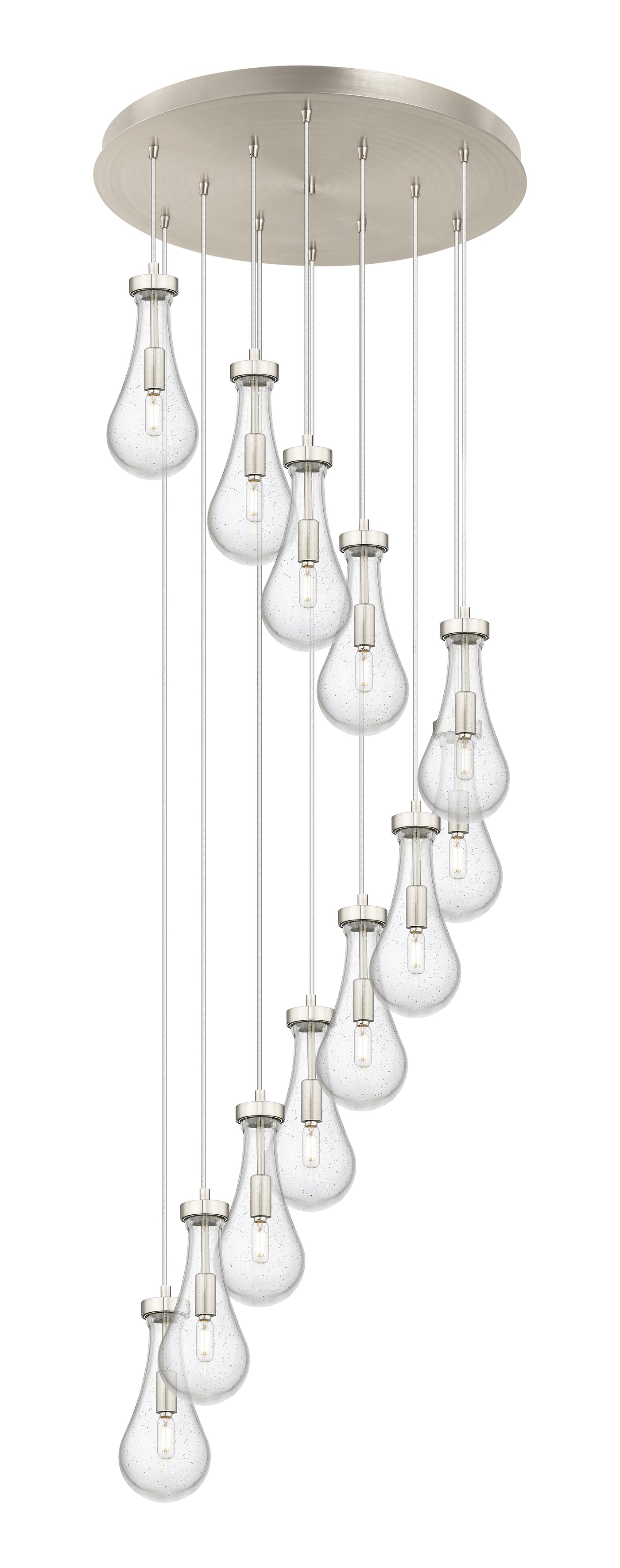 Downtown Urban Multi Pendant Brushed Brass