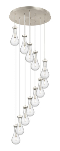 Downtown Urban Multi Pendant Brushed Brass