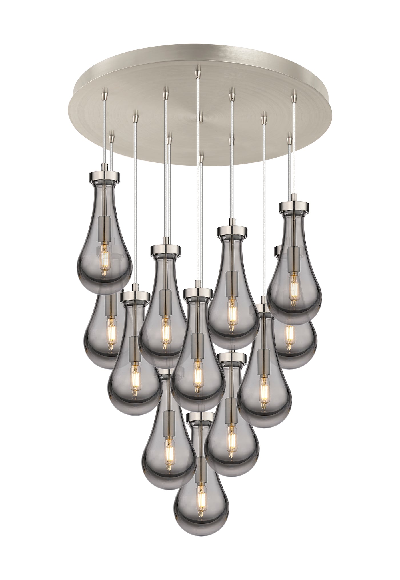 Downtown Urban Multi Pendant Brushed Brass