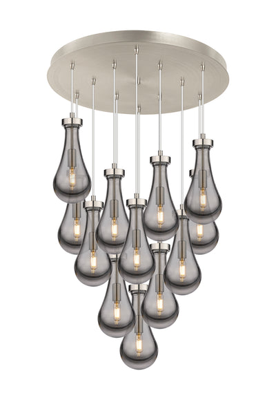 Downtown Urban Multi Pendant Brushed Brass