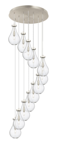 Downtown Urban Multi Pendant Brushed Brass
