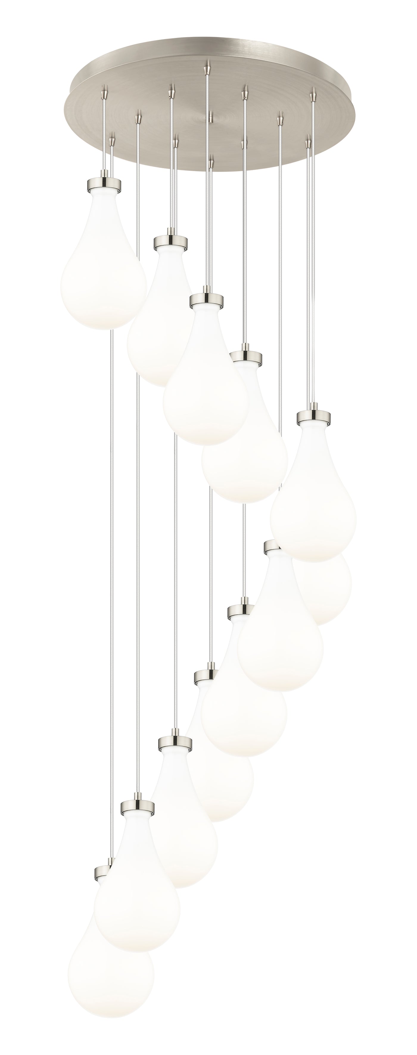 Downtown Urban Multi Pendant Brushed Brass
