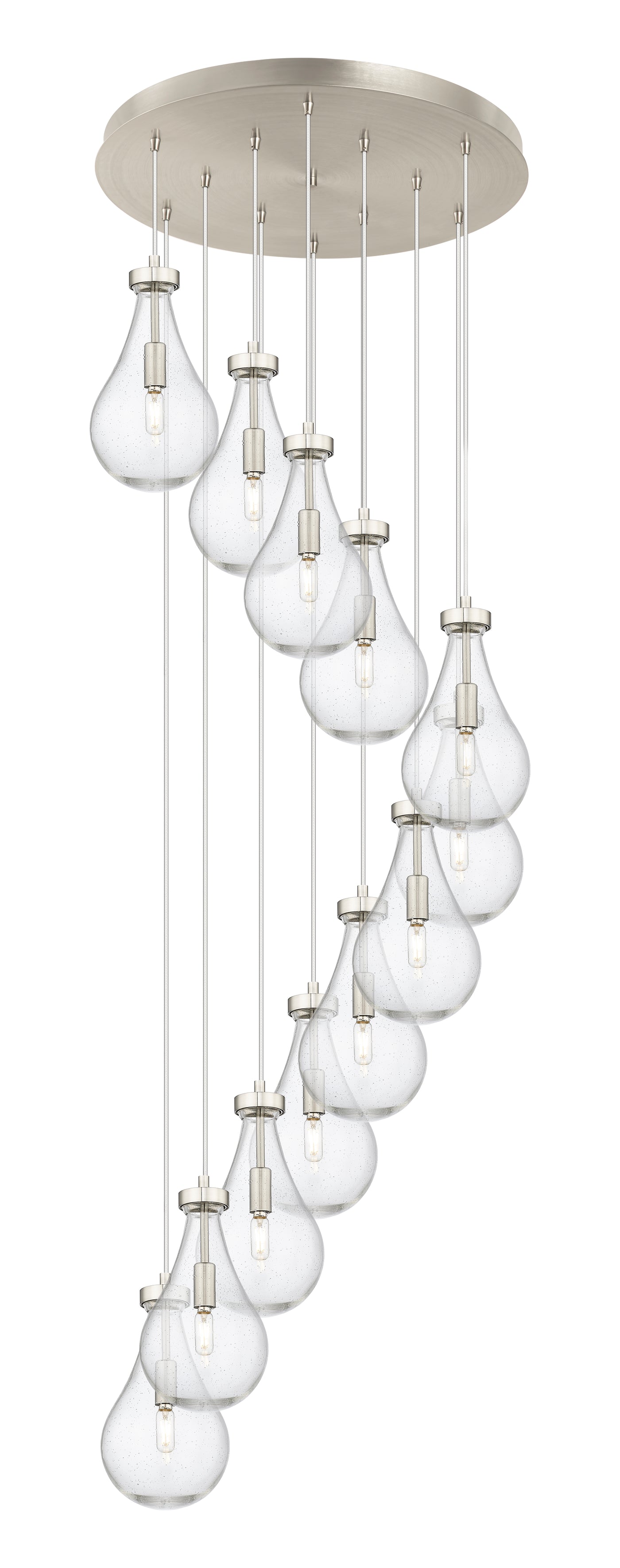 Downtown Urban Multi Pendant Brushed Brass