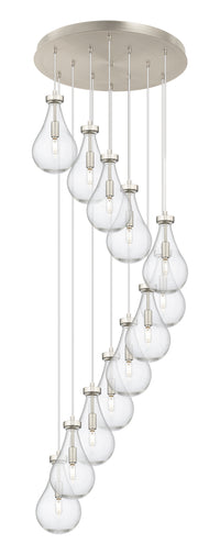 Downtown Urban Multi Pendant Brushed Brass