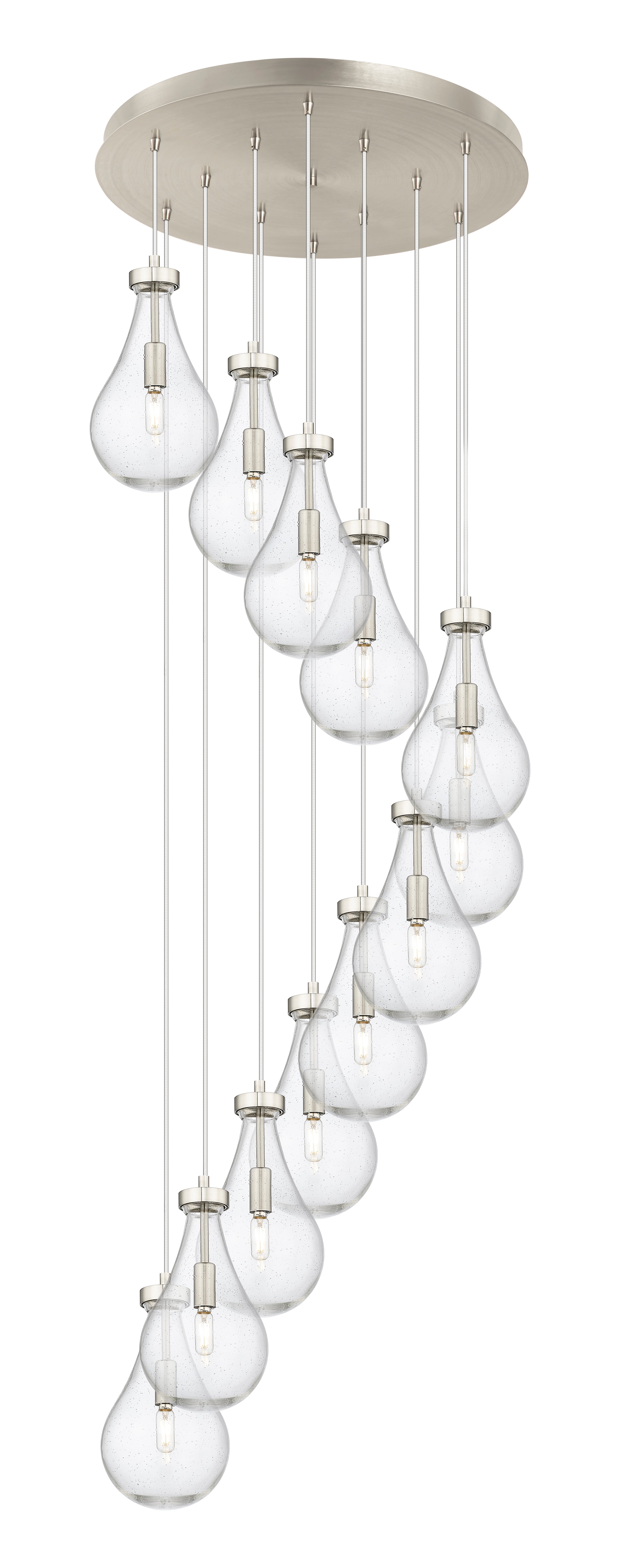 Downtown Urban Multi Pendant Brushed Brass