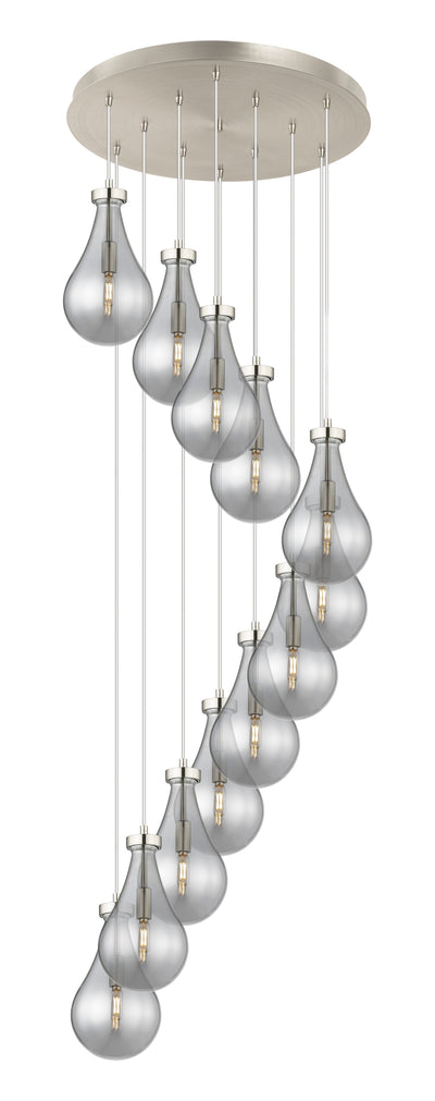 Downtown Urban Multi Pendant Brushed Brass