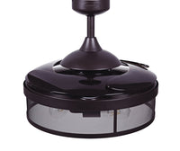Meridian 48 Inch 3 Light Bronze Fan with Retractable Blades