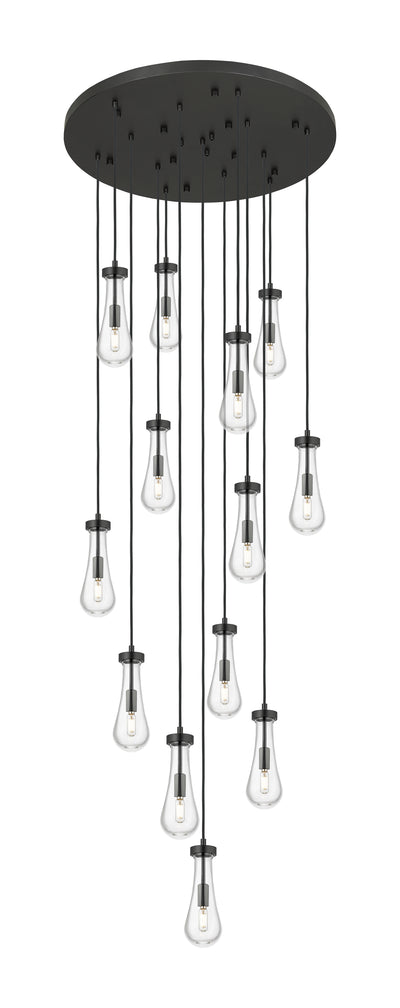 Downtown Urban Multi Pendant Brushed Brass