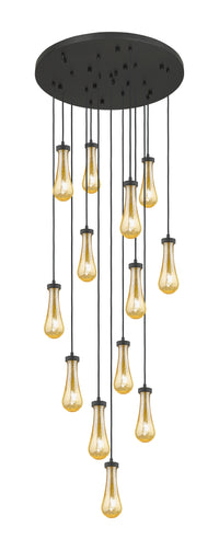 Downtown Urban Multi Pendant Brushed Brass