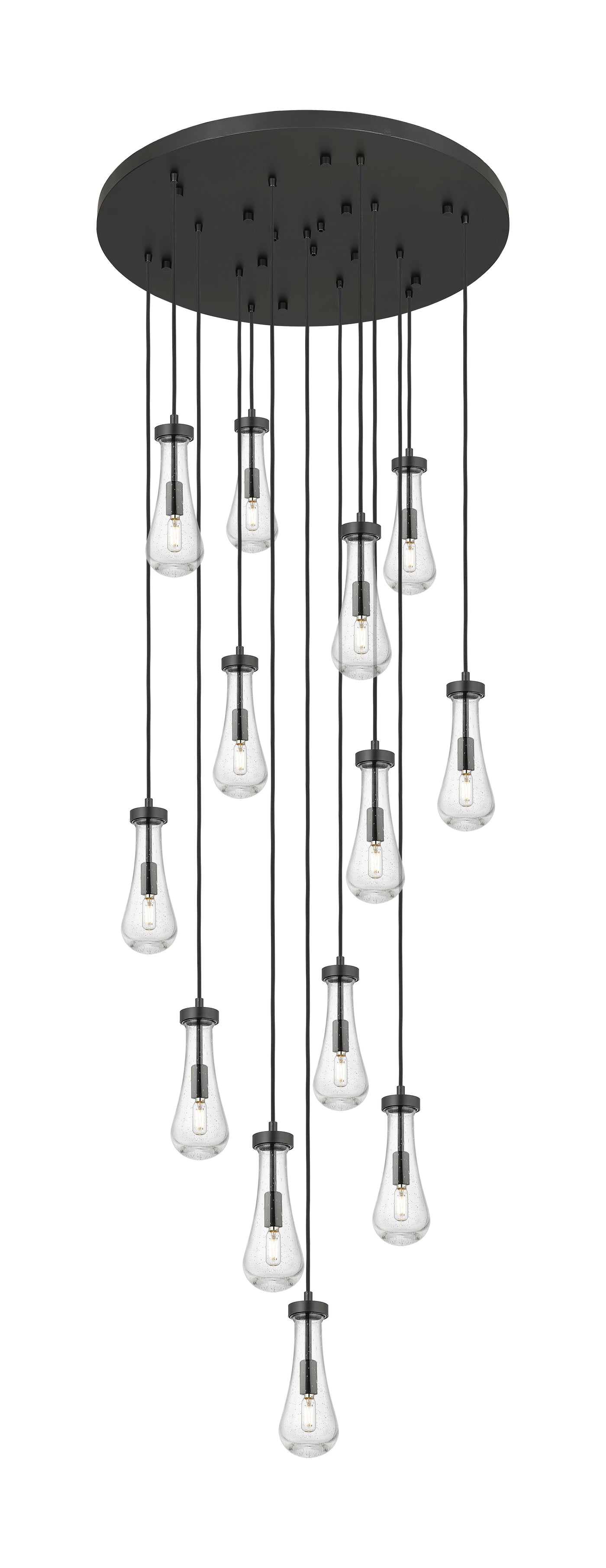Downtown Urban Multi Pendant Brushed Brass