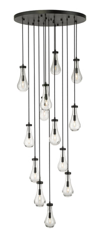 Downtown Urban Multi Pendant Brushed Brass