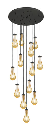 Downtown Urban Multi Pendant Brushed Brass