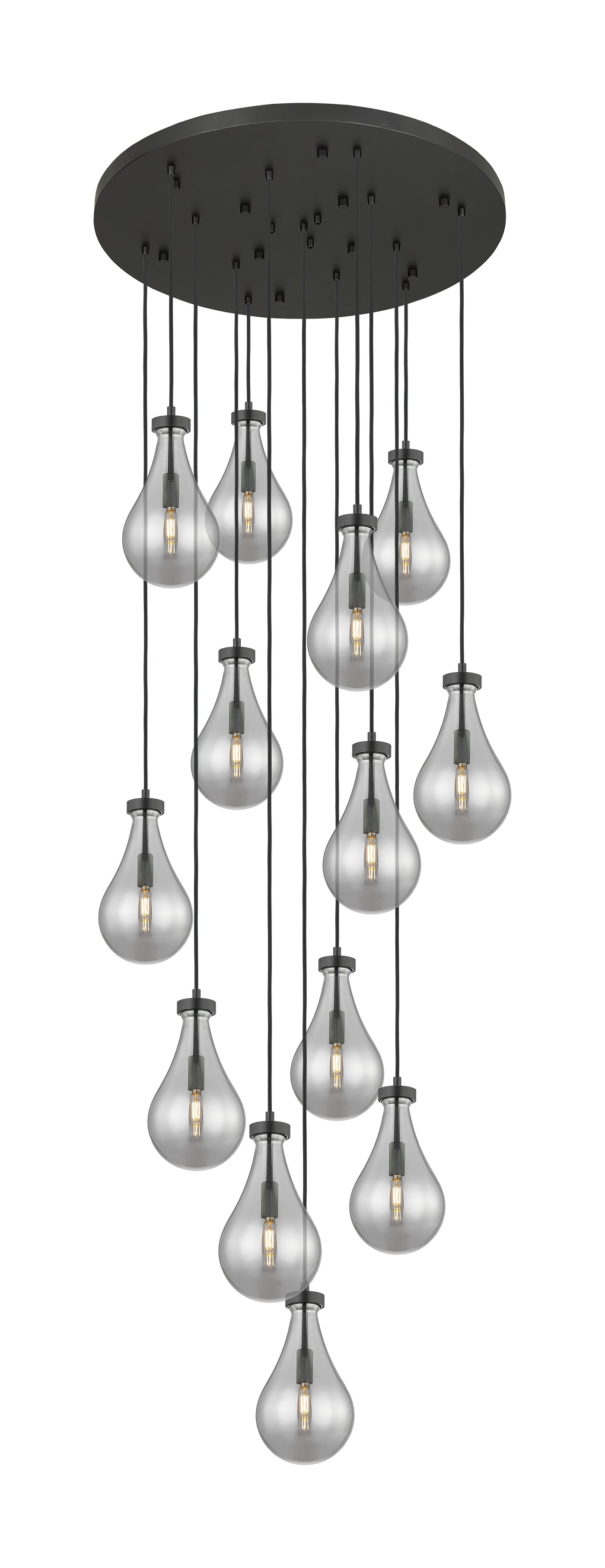 Downtown Urban Multi Pendant Brushed Brass