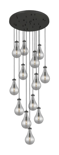 Downtown Urban Multi Pendant Brushed Brass