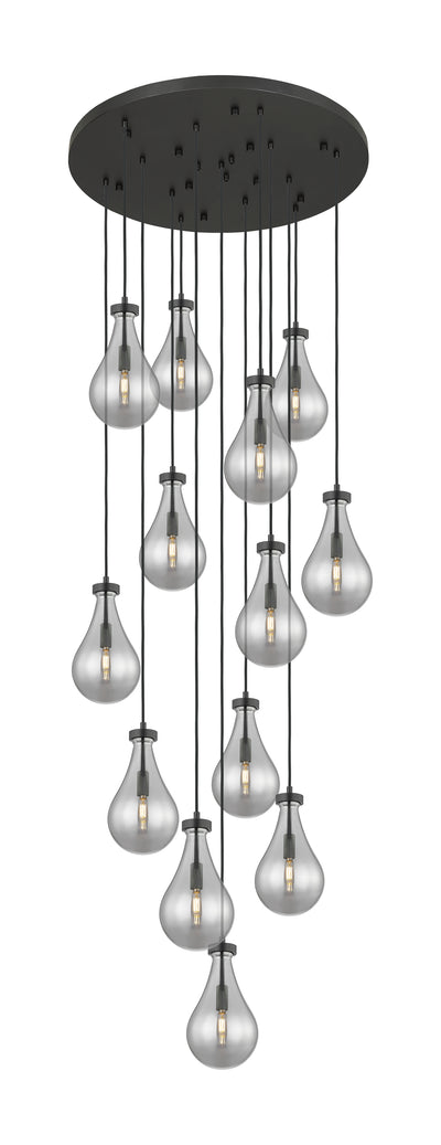 Downtown Urban Multi Pendant Brushed Brass