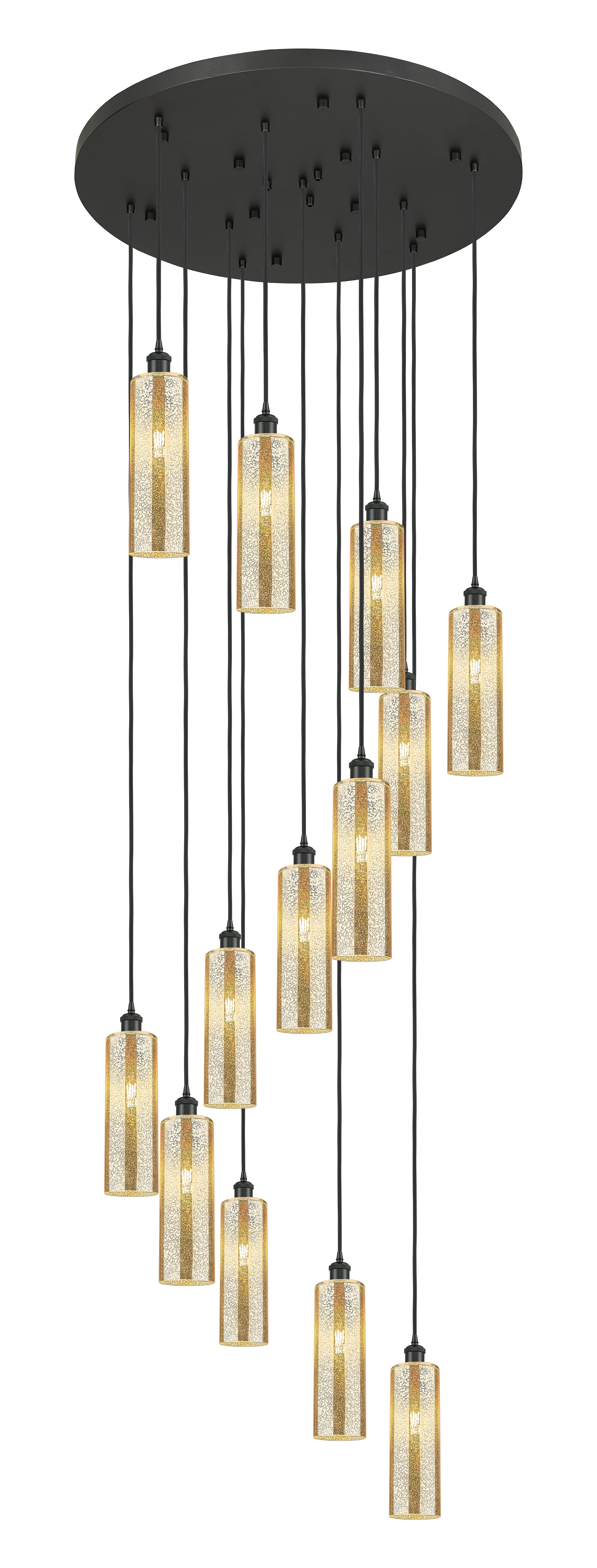 Downtown Urban Multi Pendant Brushed Brass