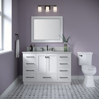 22'' Durham Matte Black 3 Light Bath Vanity