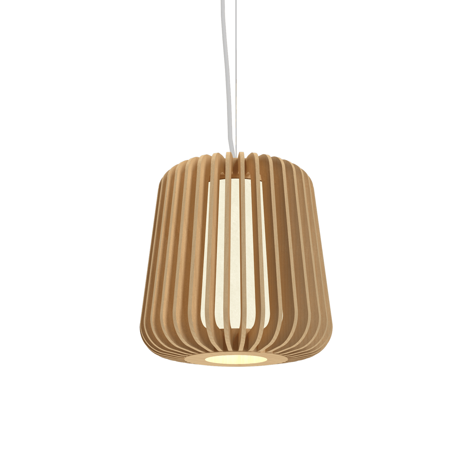 13.78'' Stecche di Legno Accord Pendant Light