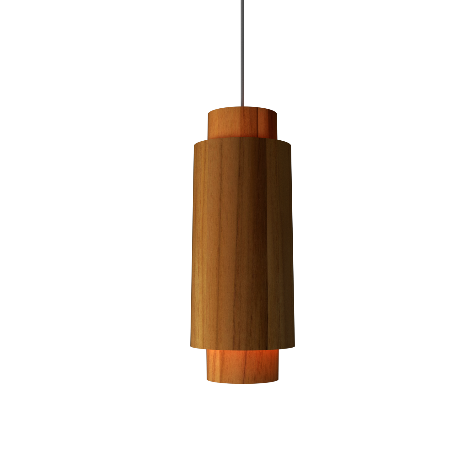 19.69'' Contemporary Cylindrical Accord Pendant Light