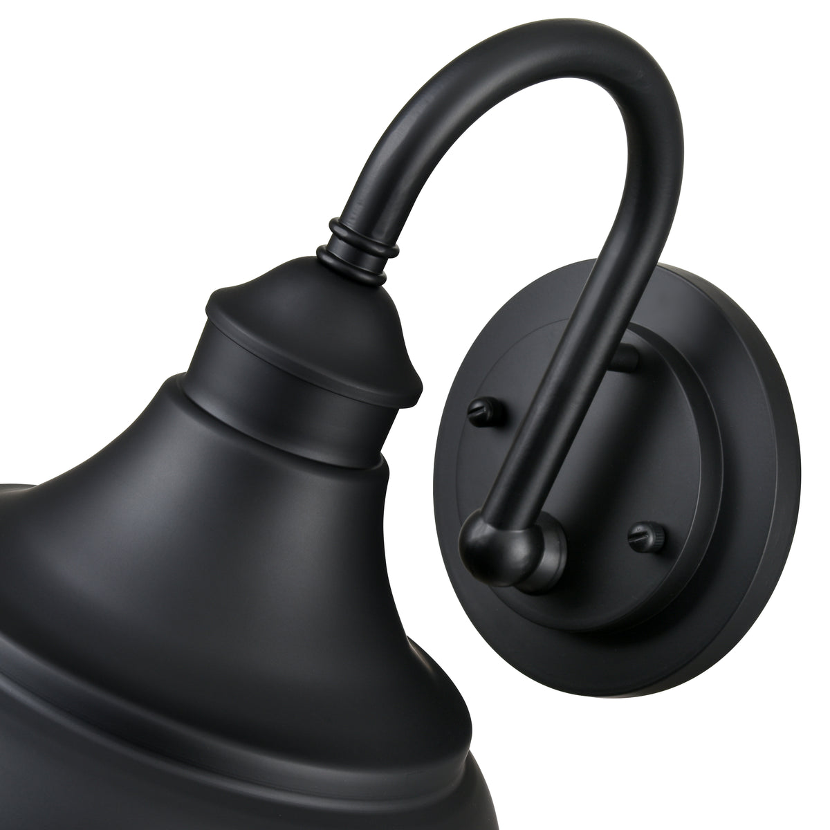 8'' Alvii Powder Coated Black 1 Light Wall Sconce