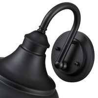 8'' Alvii Powder Coated Black 1 Light Wall Sconce