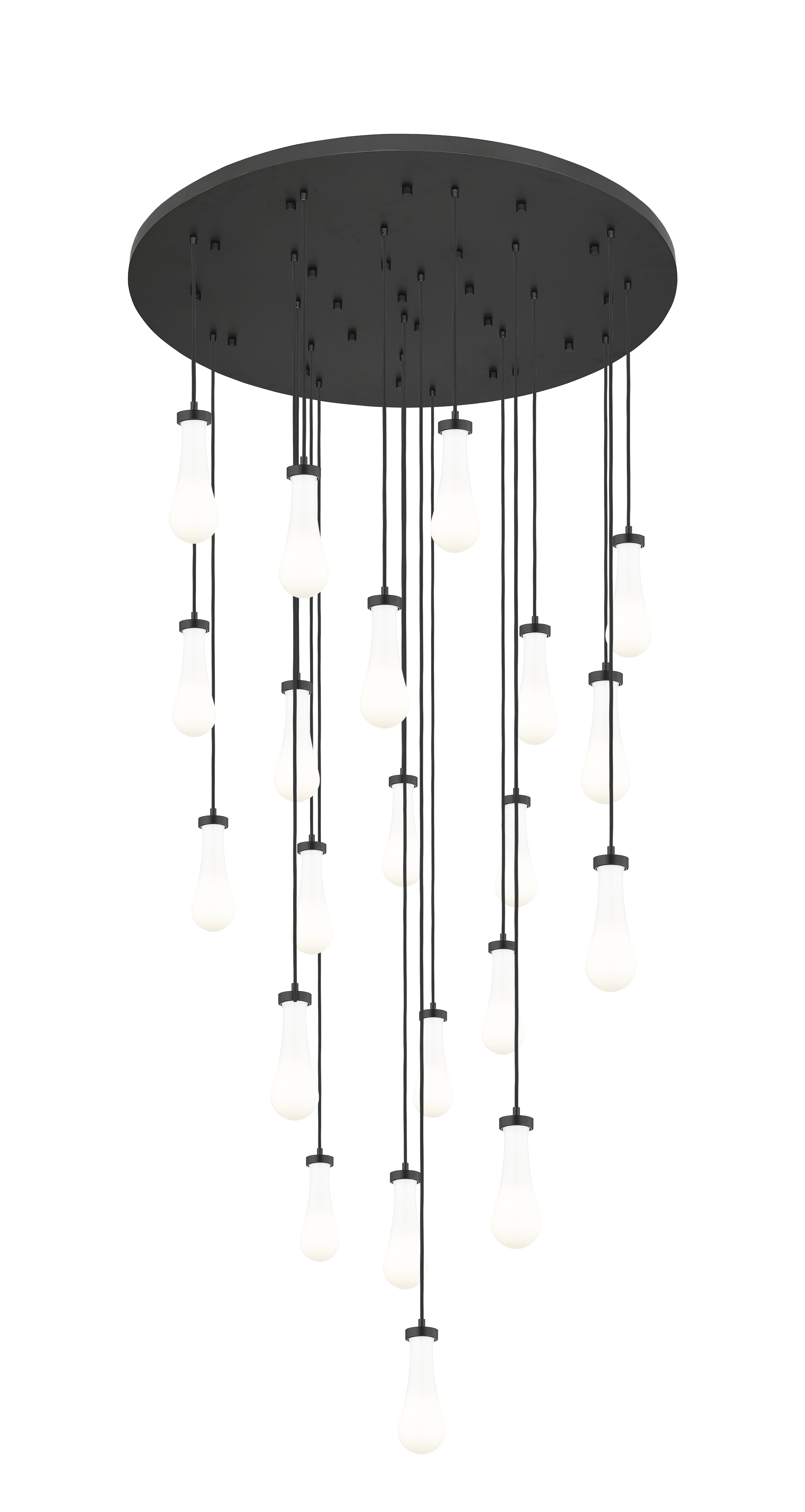 Downtown Urban Multi Pendant Brushed Brass