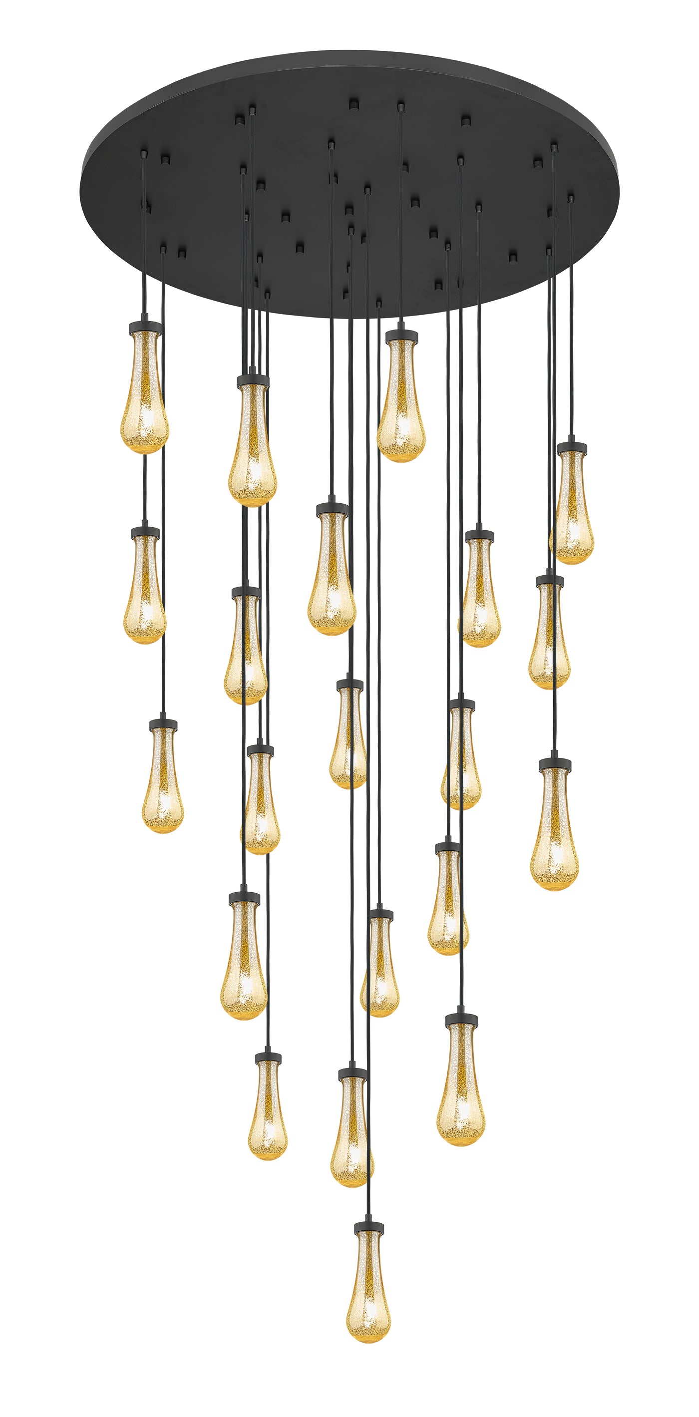 Downtown Urban Multi Pendant Brushed Brass