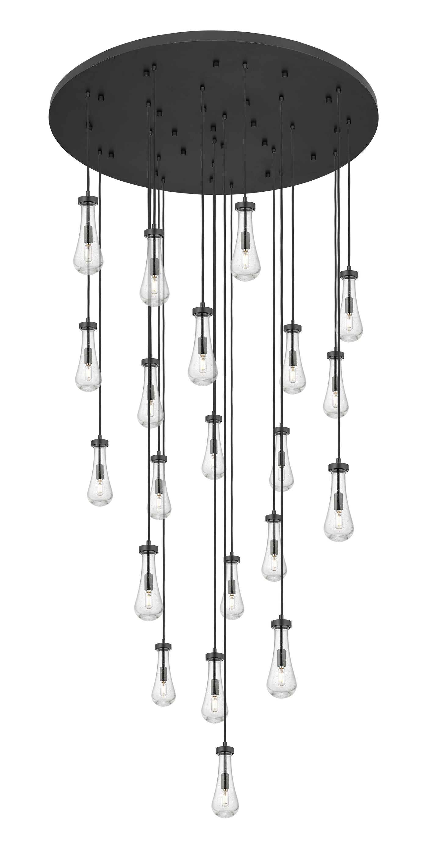 Downtown Urban Multi Pendant Brushed Brass