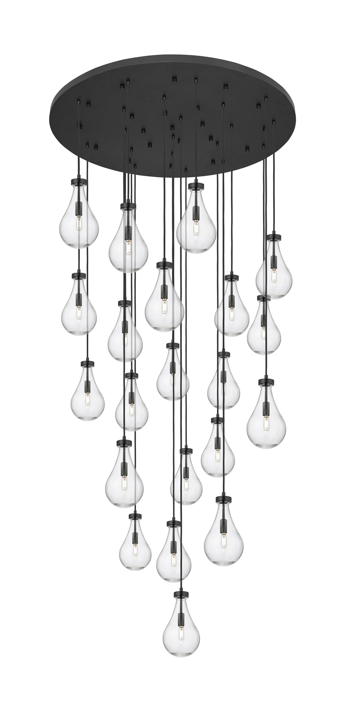 Downtown Urban Multi Pendant Brushed Brass