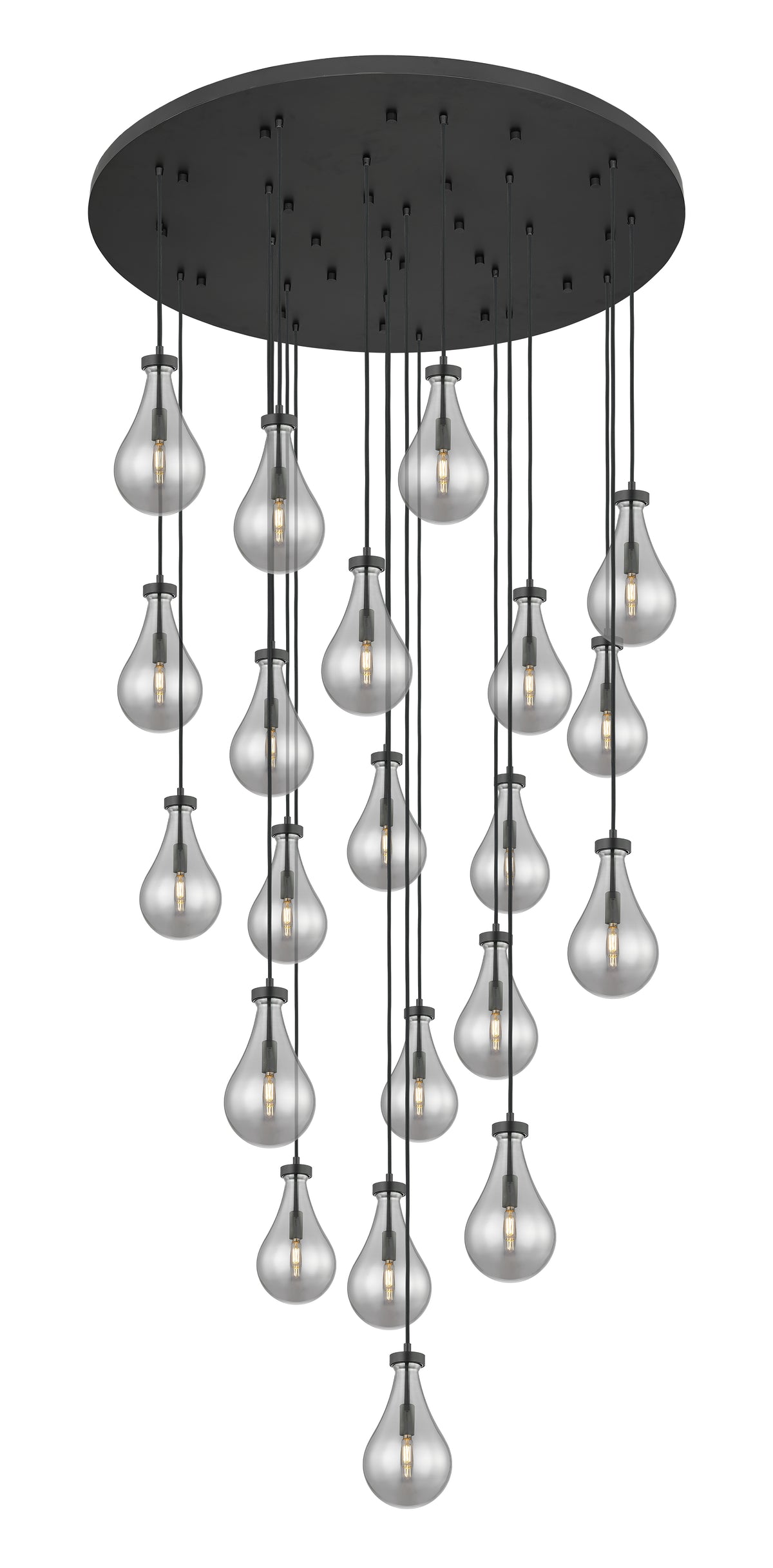 Downtown Urban Multi Pendant Brushed Brass