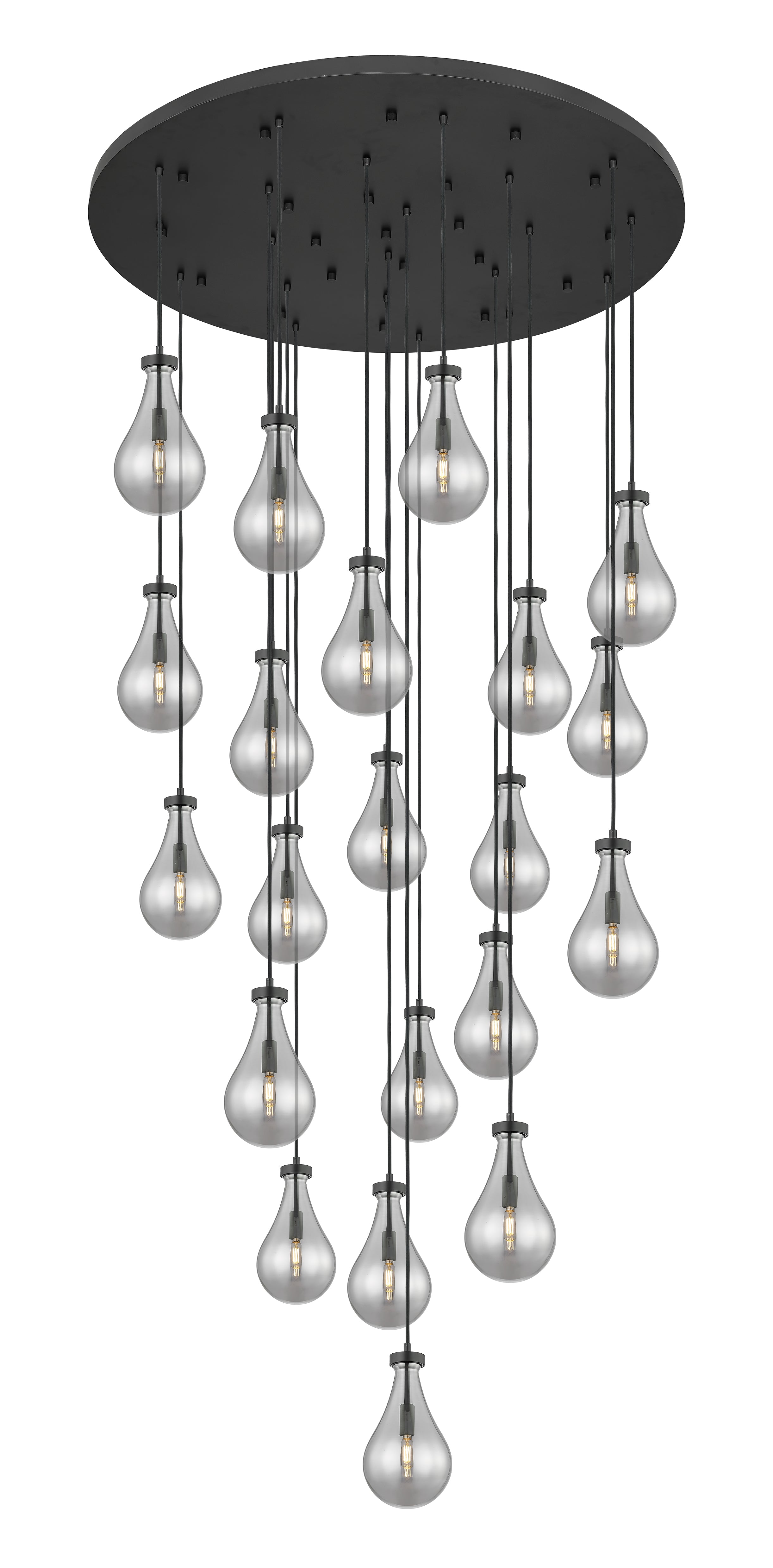 Downtown Urban Multi Pendant Brushed Brass