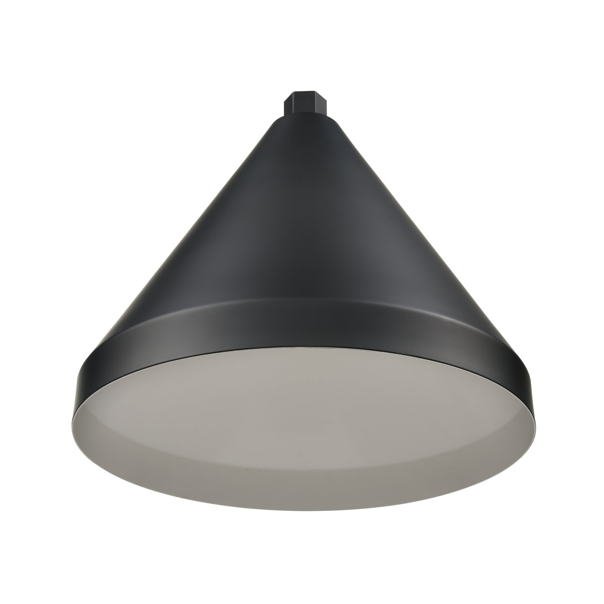 13'' Satin Black Aluminum R Series Cone Shade