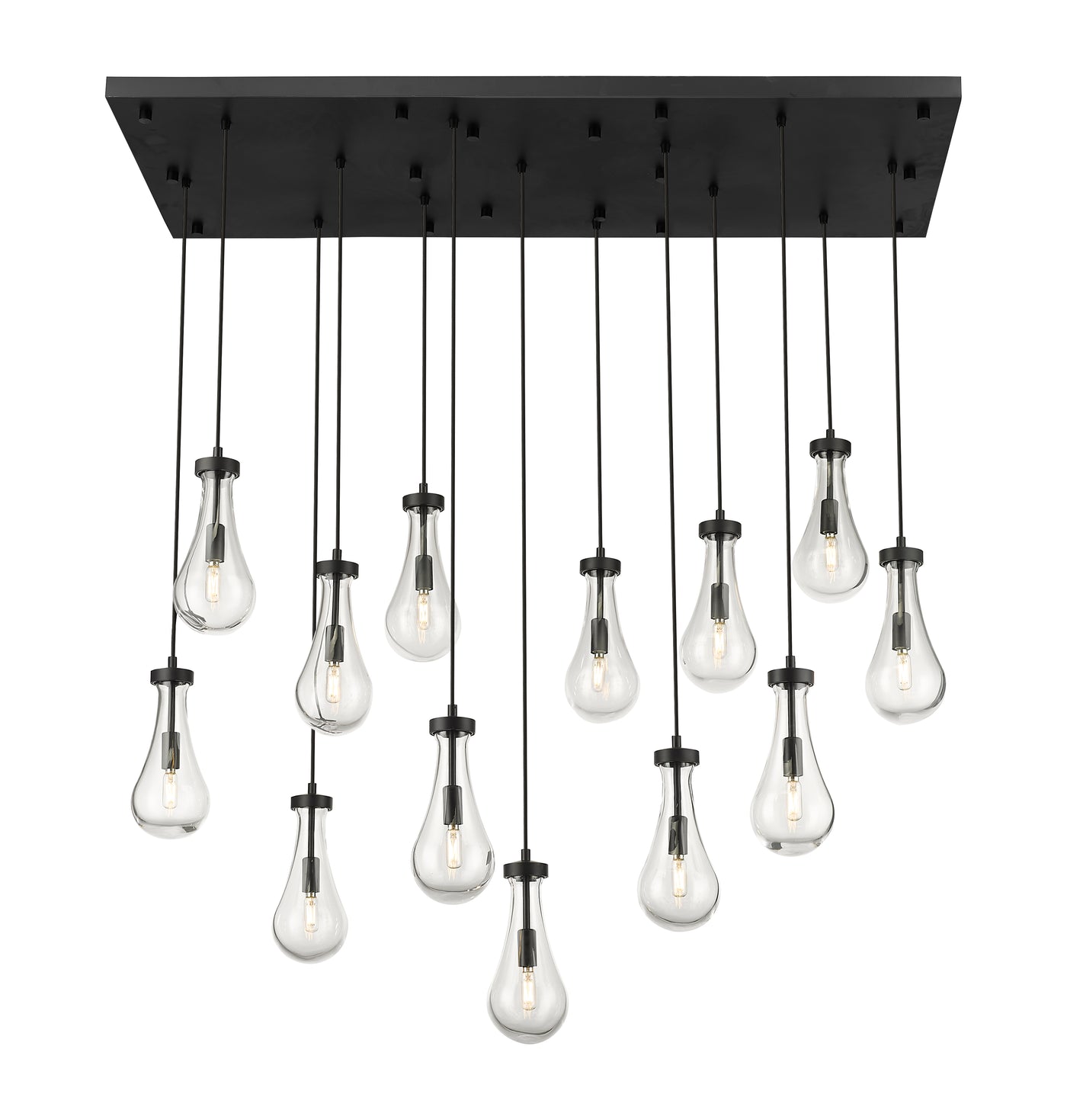Downtown Urban Multi Pendant Brushed Brass