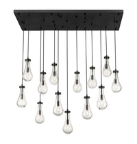 Downtown Urban Multi Pendant Brushed Brass