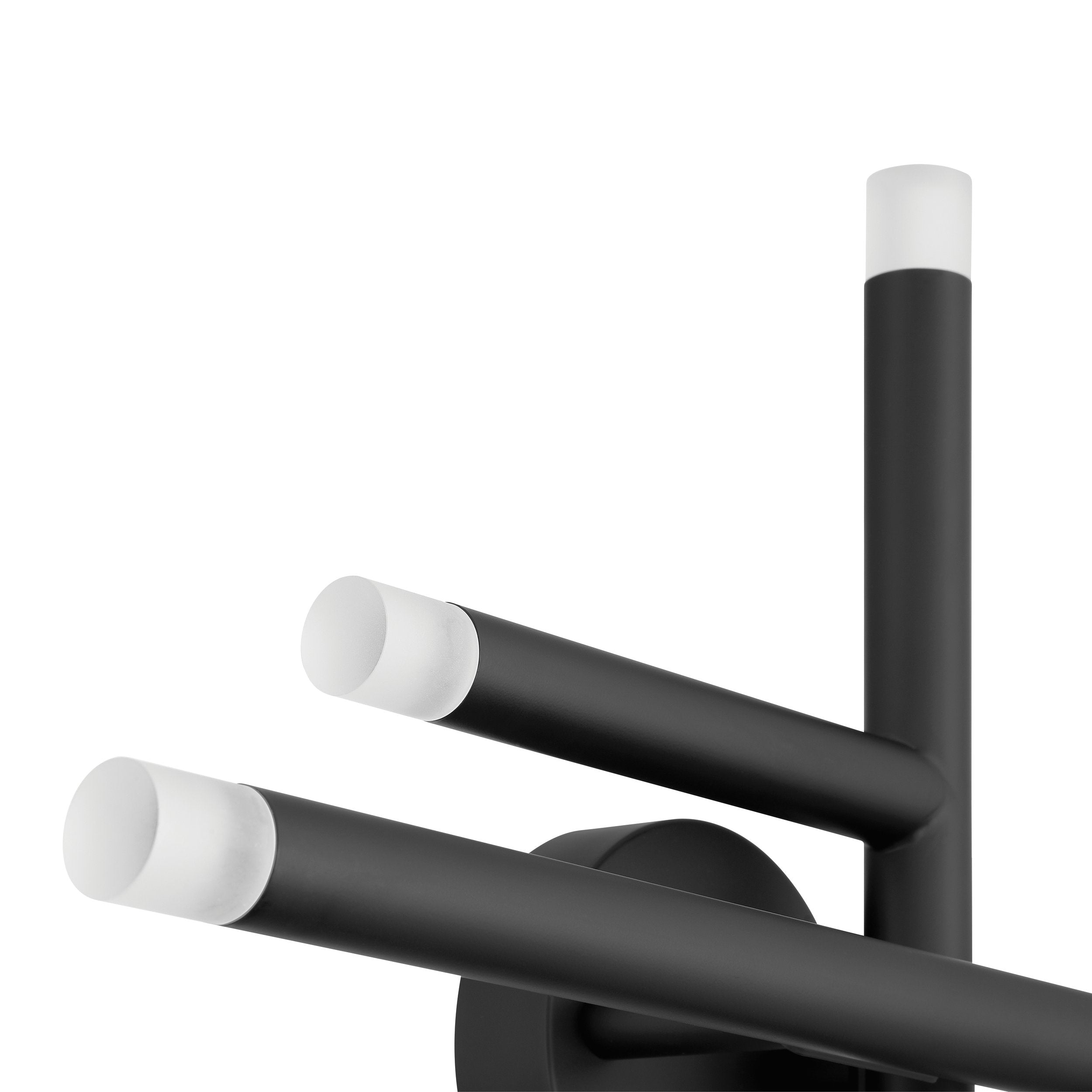 Manhattan 18-inch 6-light Matte Black LED Wall Sconce