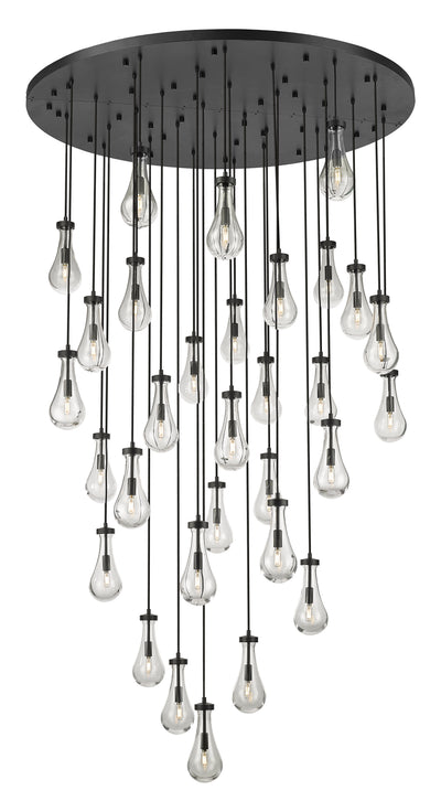 Downtown Urban Multi Pendant Brushed Brass