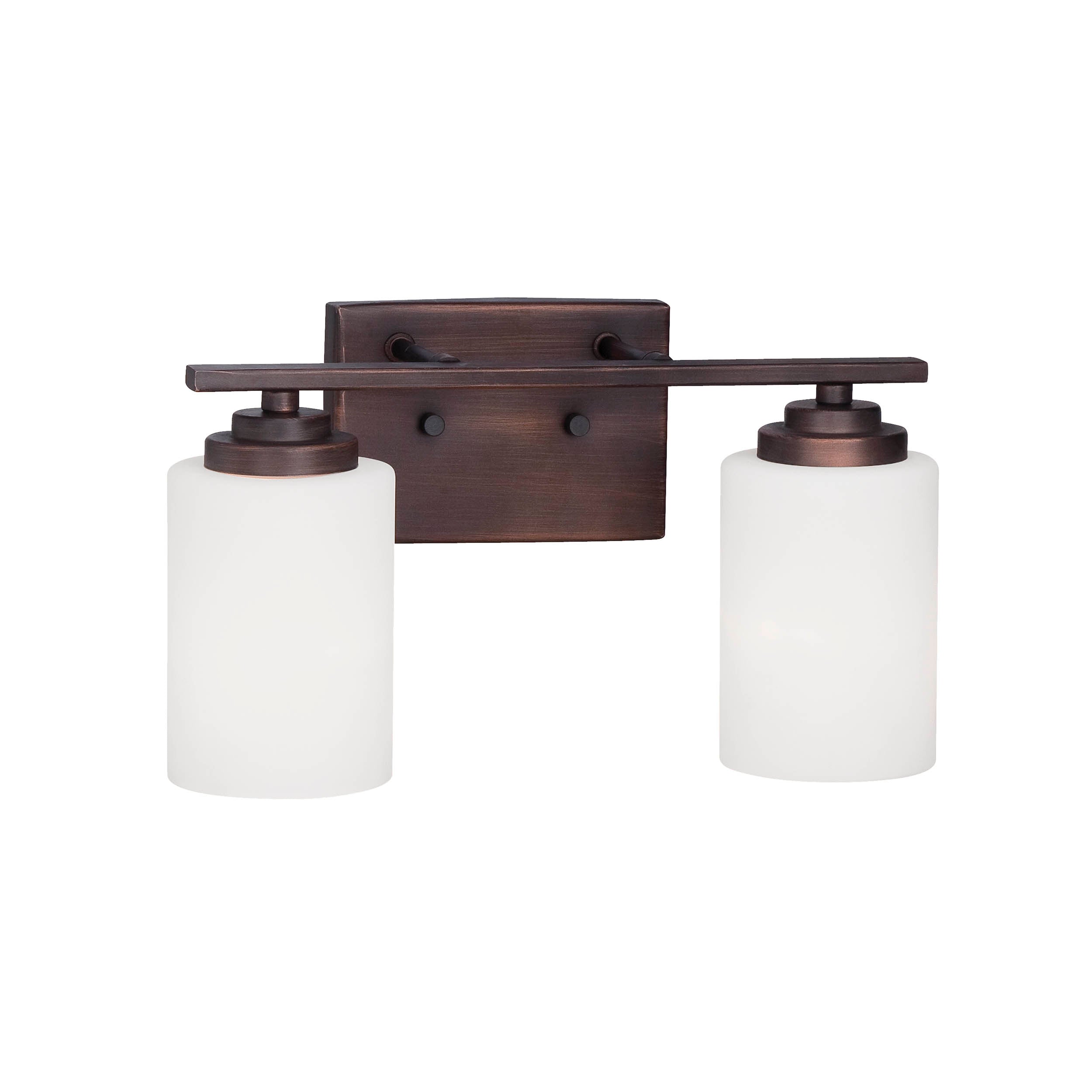 14.25'' Durham Rubbed Bronze 2 Light Bath Vanity
