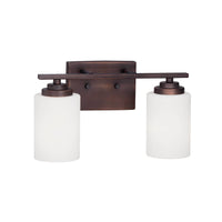 14.25'' Durham Rubbed Bronze 2 Light Bath Vanity