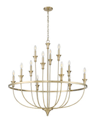 40.2'' Emery Modern Gold 12 Light Chandelier