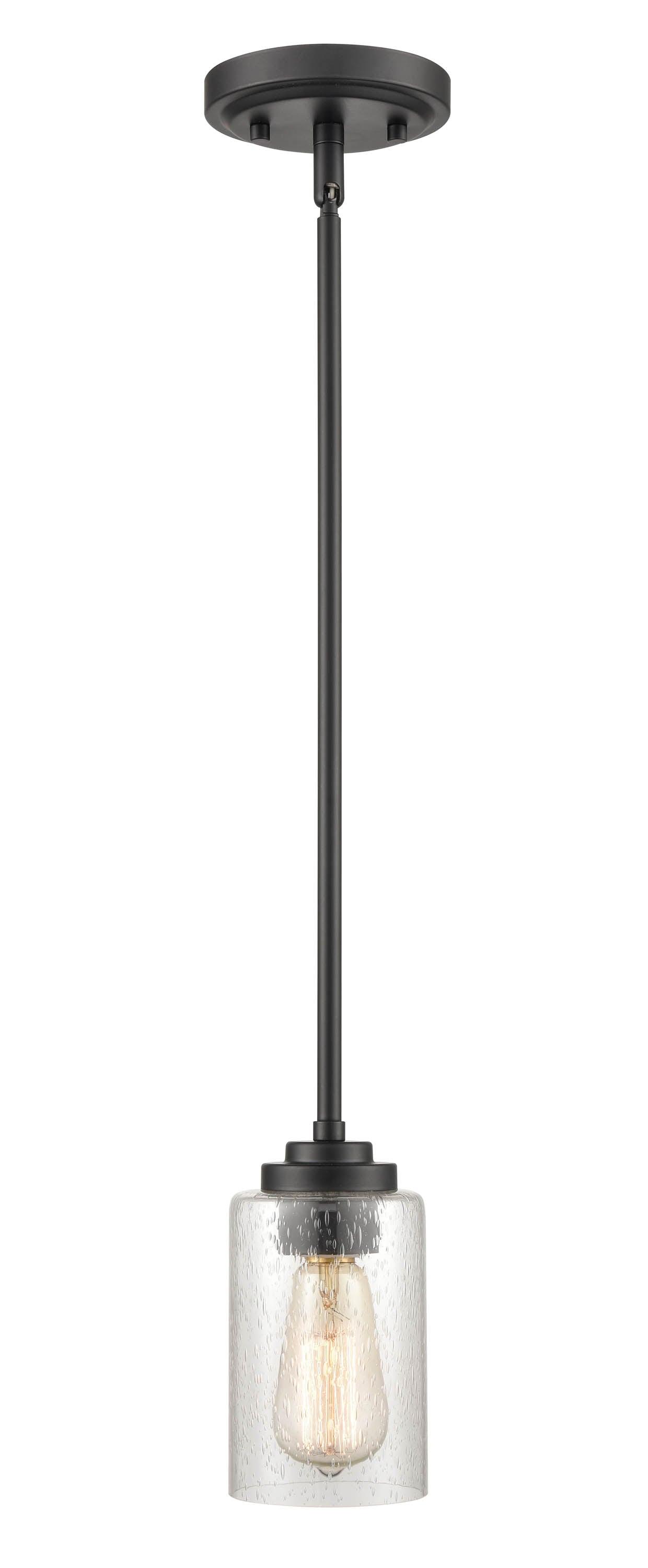 45.5'' Moven Matte Black 1 Light Mini Pendant