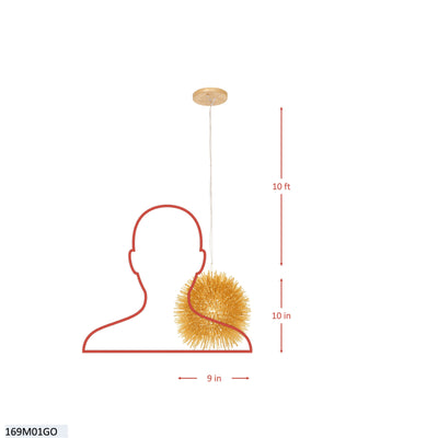 Urchin 1 Light Mini Pendant