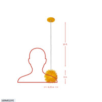 Urchin 1 Light Uber Mini Pendant