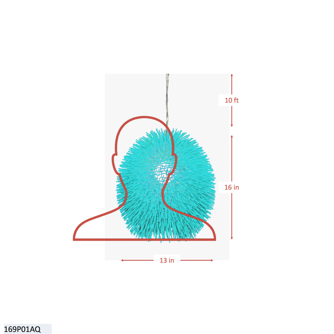 Urchin 1 Light Pendant