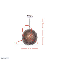 Urchin 1 Light Pendant