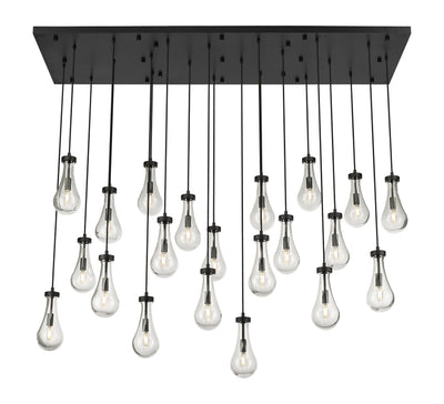 Downtown Urban Multi Pendant Brushed Brass