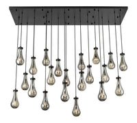 Downtown Urban Multi Pendant Brushed Brass