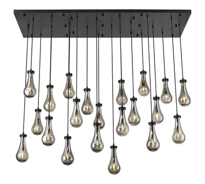 Downtown Urban Multi Pendant Brushed Brass