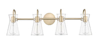 30.7'' Camellia Modern Gold 4 Light Bath Vanity