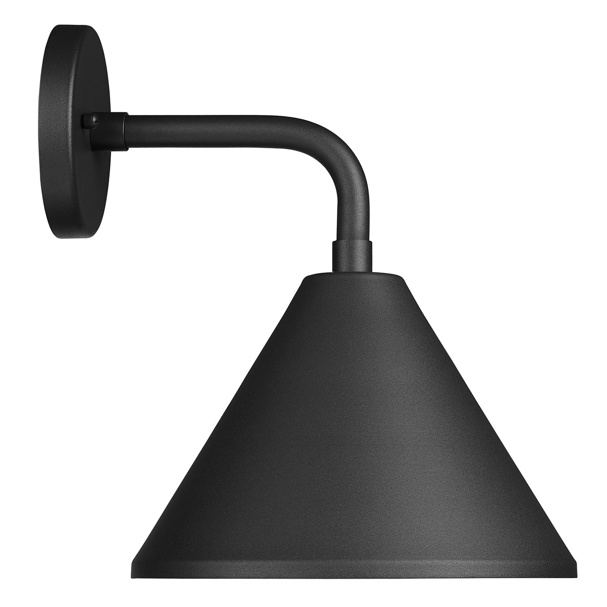 10'' Axston Textured Black 1 Light Wall Sconce